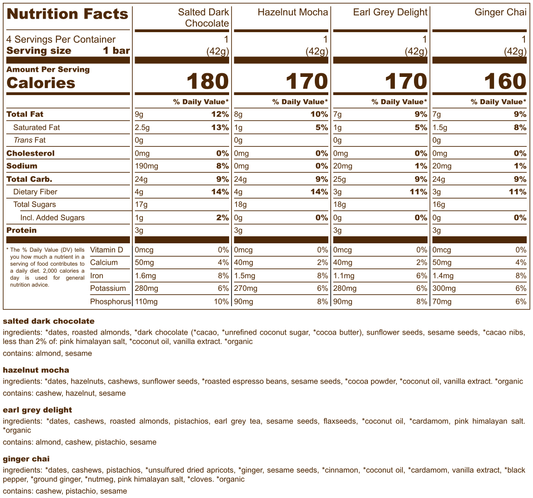 4-Pack Variety (1.4 oz Bars)